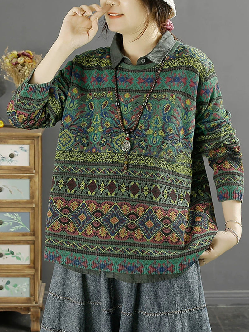 Classic Vintage Sweater with a Flattering Fit