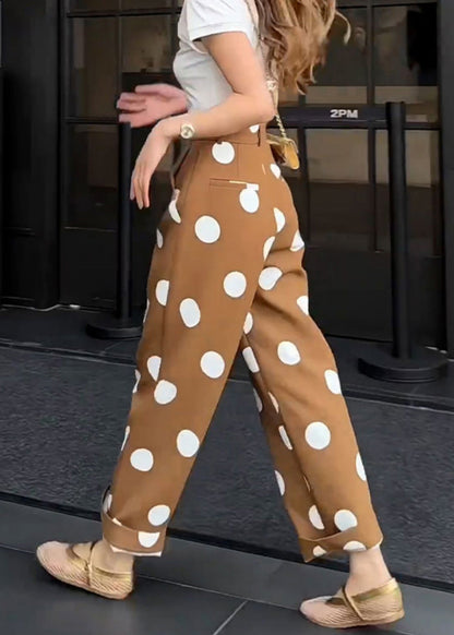 A Vintage Style Pants with Delicate Timeless Details
