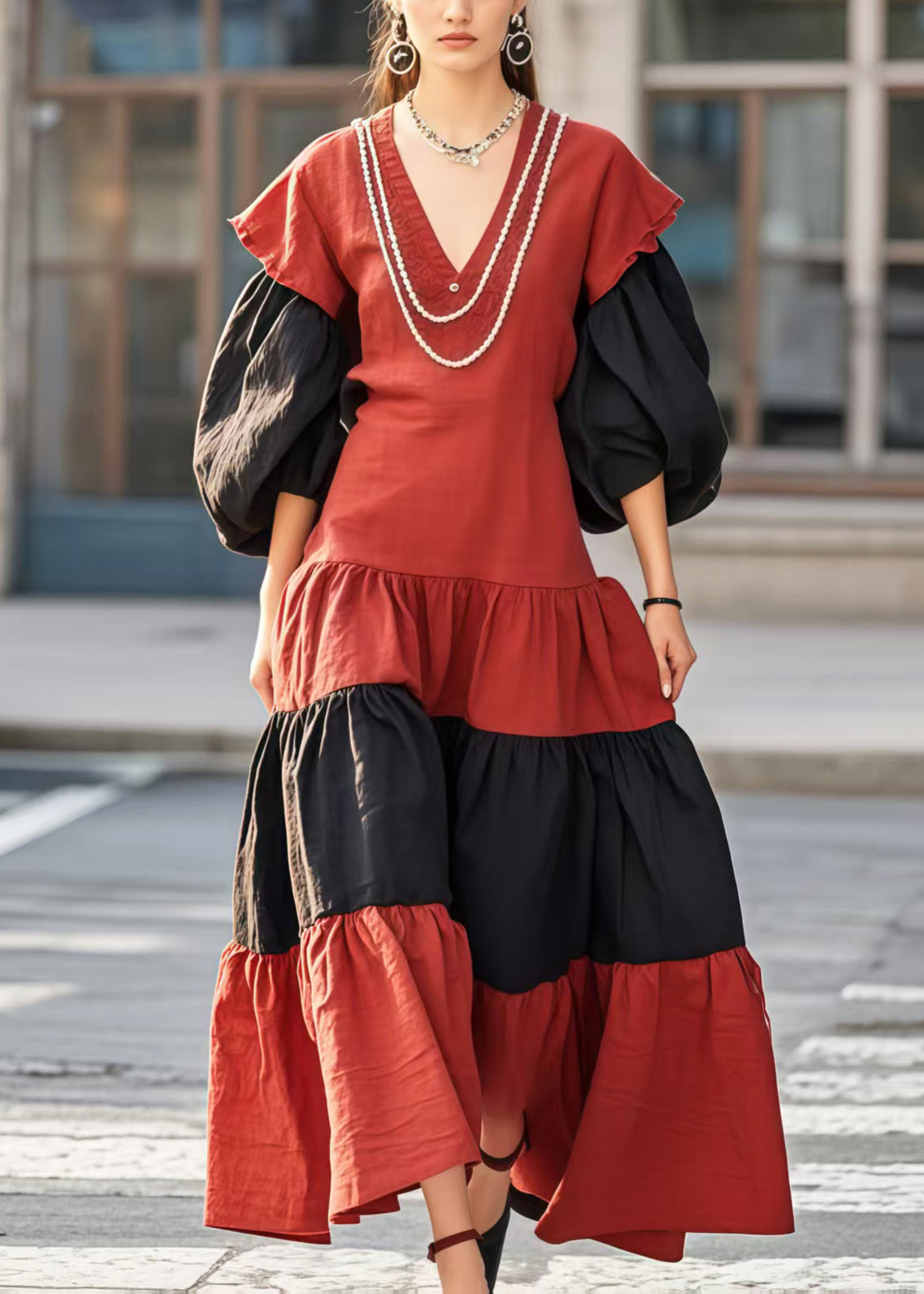 Elegantly Styled Dress for Everyday Wear