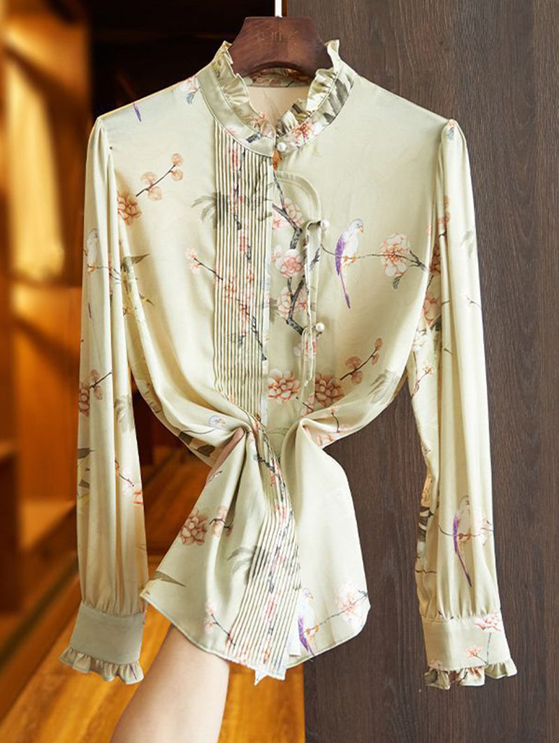 A Vintage Style Shirt with Delicate Timeless Details