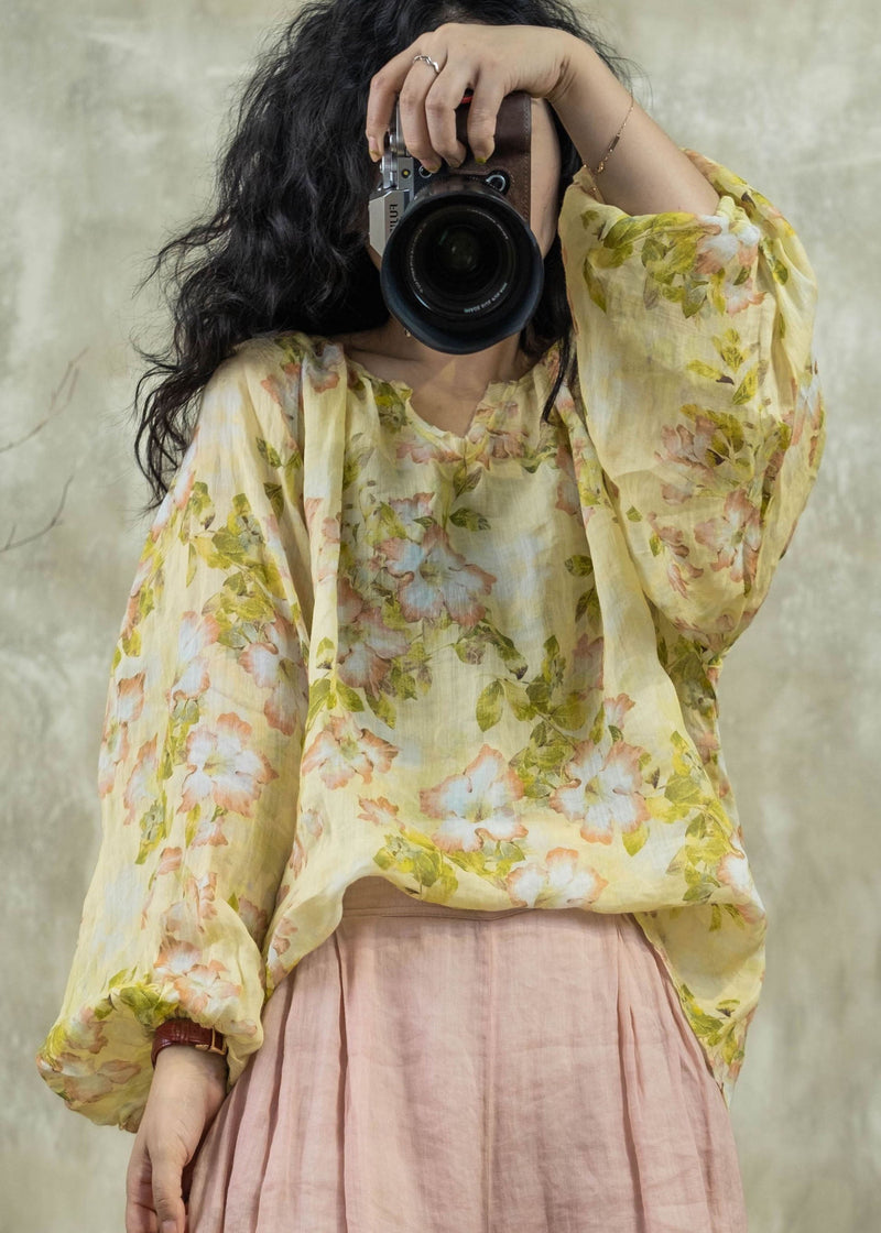 A Vintage Style Shirt with Delicate Timeless Details