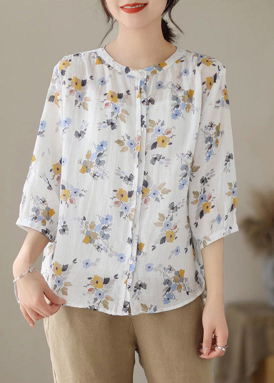A Vintage Style Shirt with Delicate Timeless Details