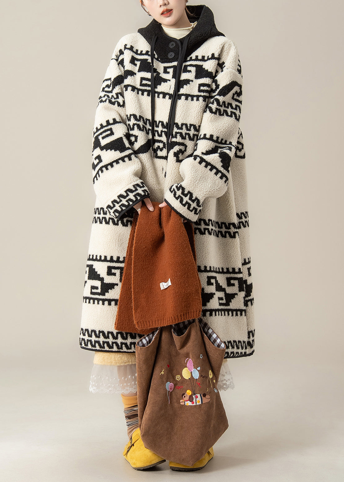 Classic Vintage Coat with a Flattering Fit