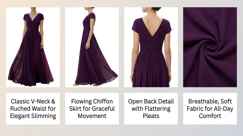 Well Tailored Dress with a Graceful Silhouette