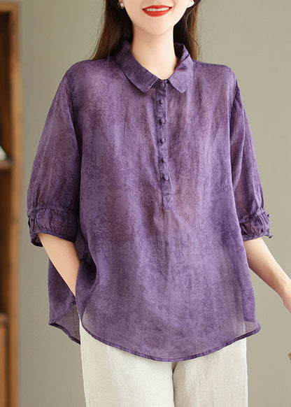 Well Tailored Blouse with a Graceful Silhouette
