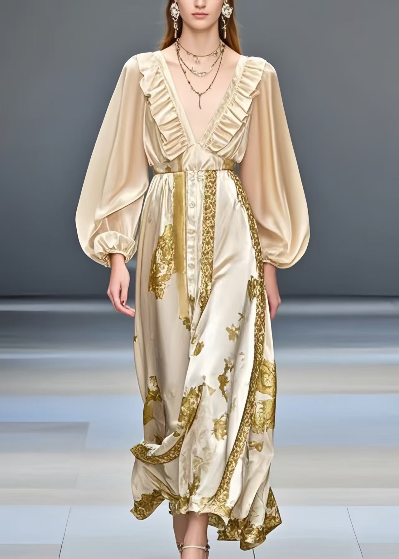A Vintage Style Dress with Delicate Timeless Details