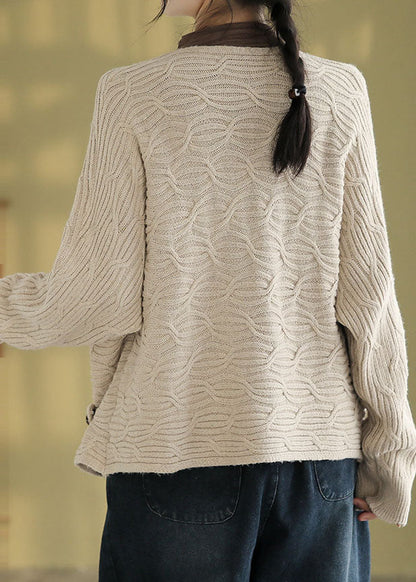 A Vintage Style Sweater with Delicate Timeless Details