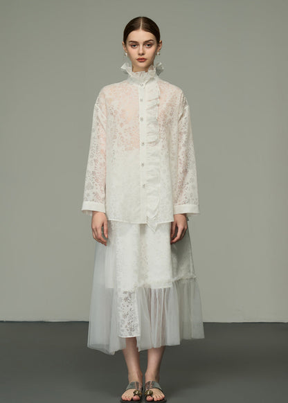 A Vintage Style Shirt with Delicate Timeless Details