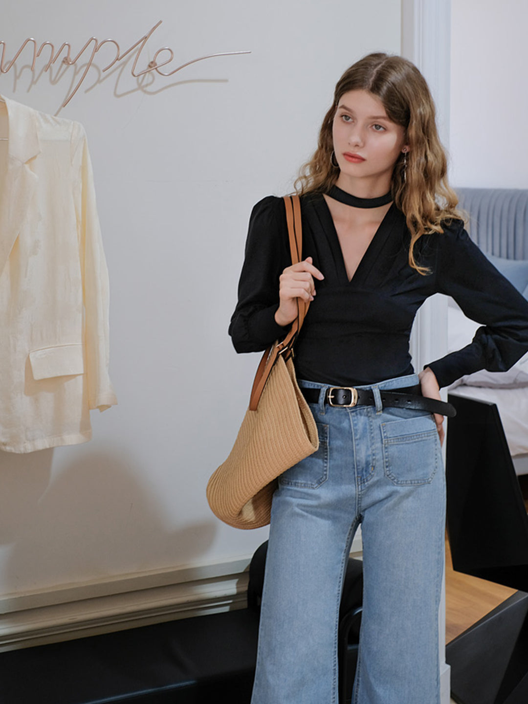 Classic Vintage Blouse with a Flattering Fit