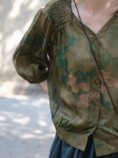 A Vintage Style Shirt with Delicate Timeless Details