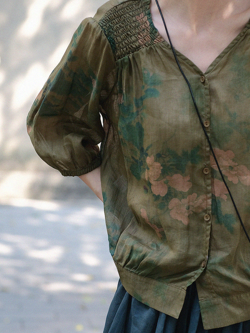 A Vintage Style Shirt with Delicate Timeless Details