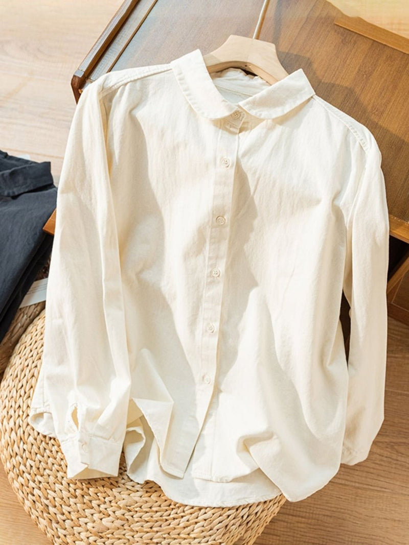 A Vintage Style Shirt with Delicate Timeless Details