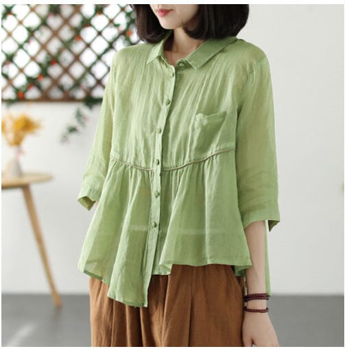 A Vintage Style Blouse with Delicate Timeless Details
