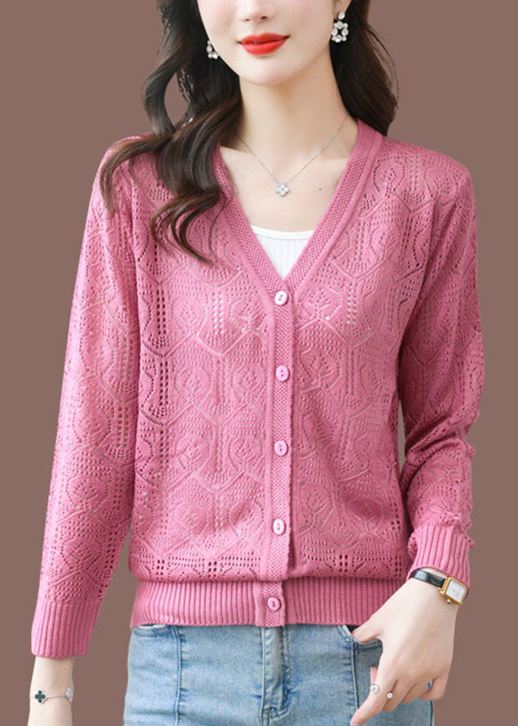 Well Tailored Cardigan with a Graceful Silhouette