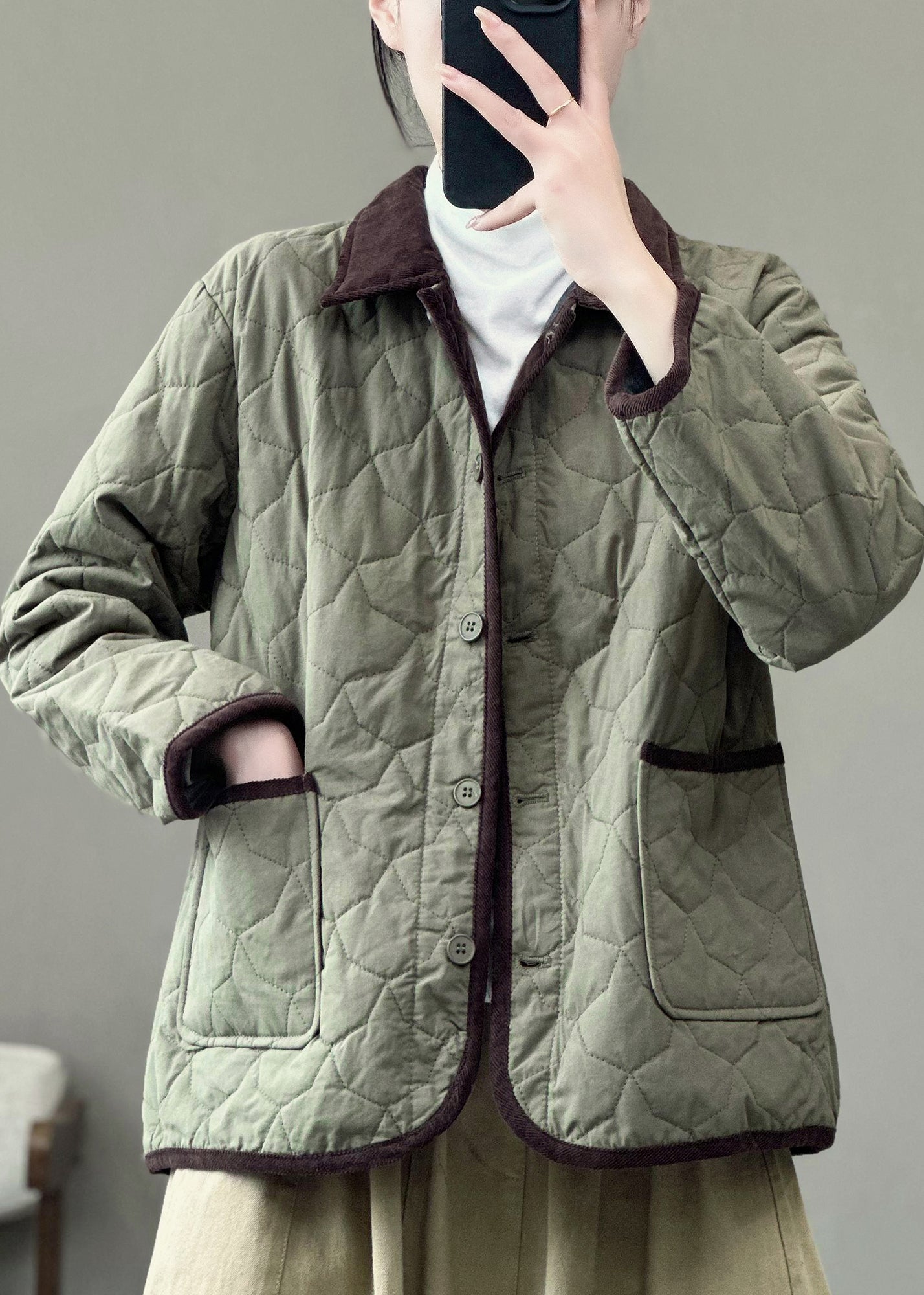 A Vintage Style Jacket with Delicate Timeless Details
