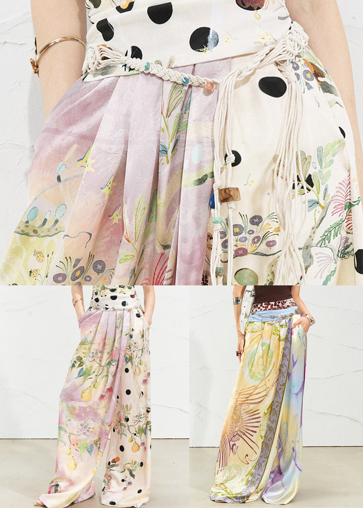 A Vintage Style Pants with Delicate Timeless Details
