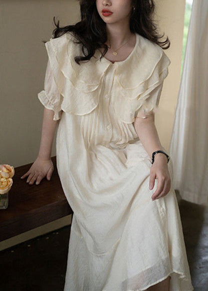 A Vintage Style Dress with Delicate Timeless Details