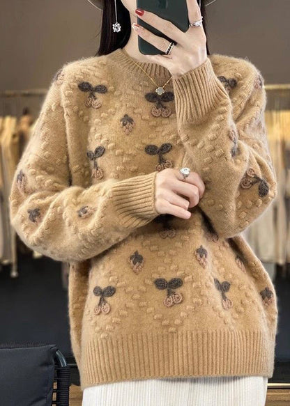 A Vintage Style Sweater with Delicate Timeless Details
