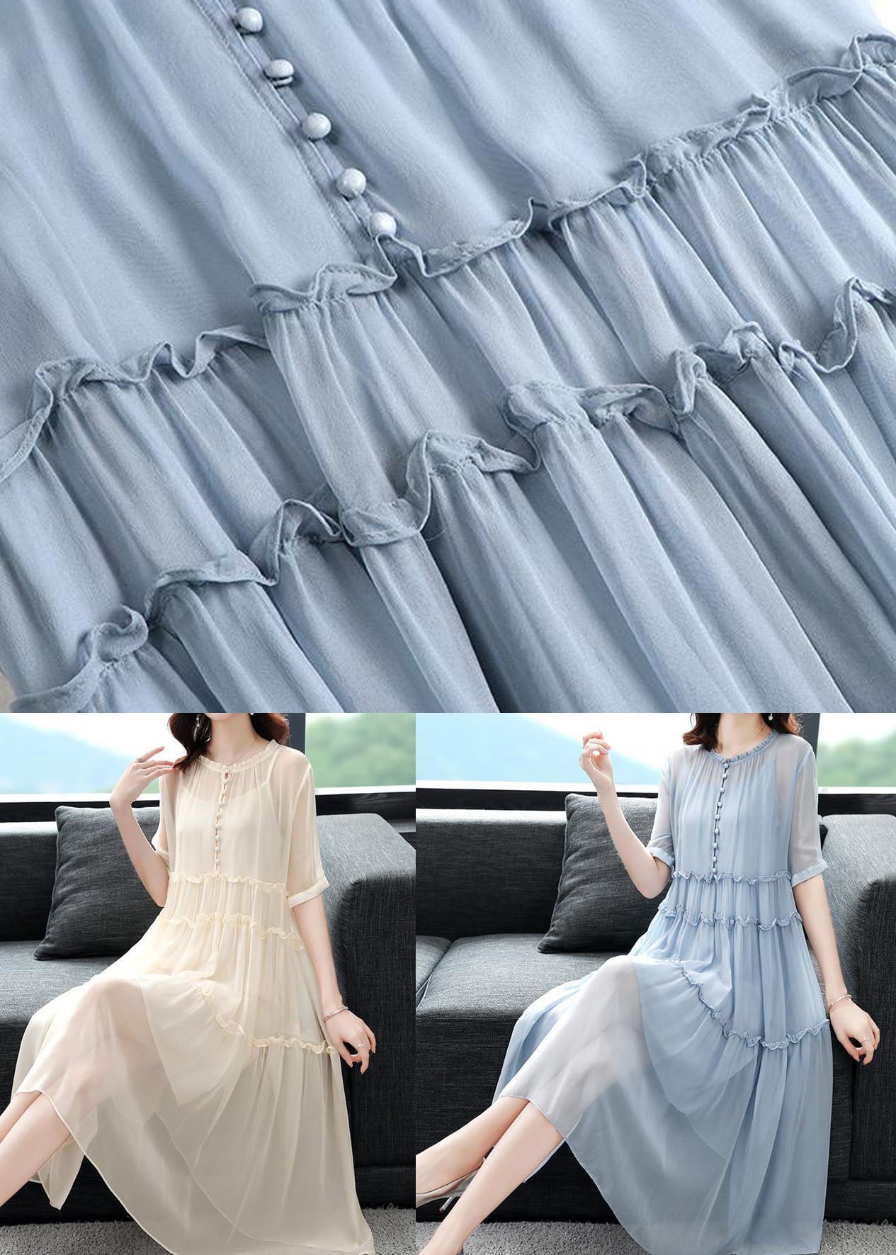 Elegantly Styled Dress for Everyday Wear