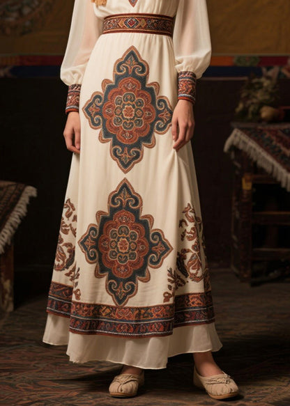A Vintage Style Dress with Delicate Timeless Details