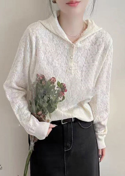 A Vintage Style Sweater with Delicate Timeless Details