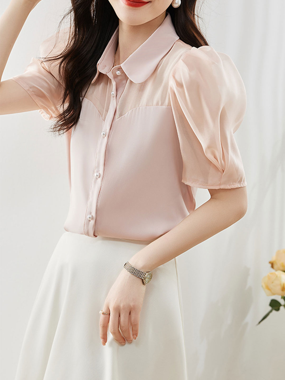 A Vintage Style Shirt with Delicate Timeless Details