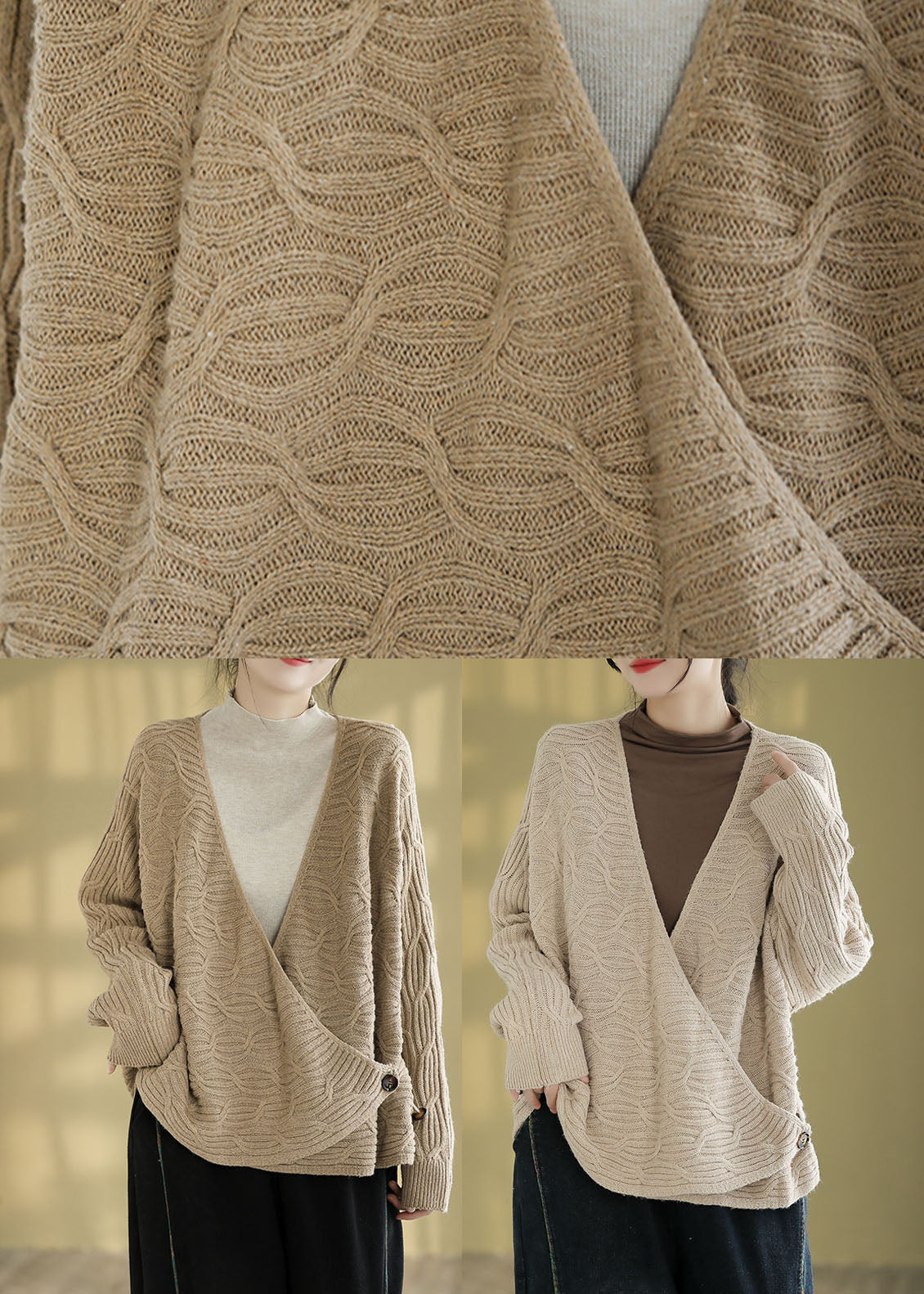 A Vintage Style Sweater with Delicate Timeless Details