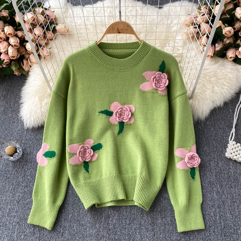 A Vintage Style Sweater with Delicate Timeless Details