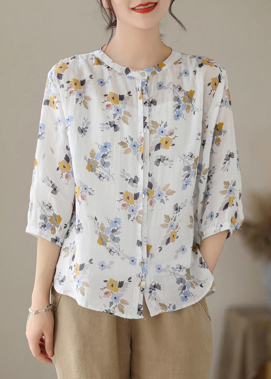 A Vintage Style Shirt with Delicate Timeless Details