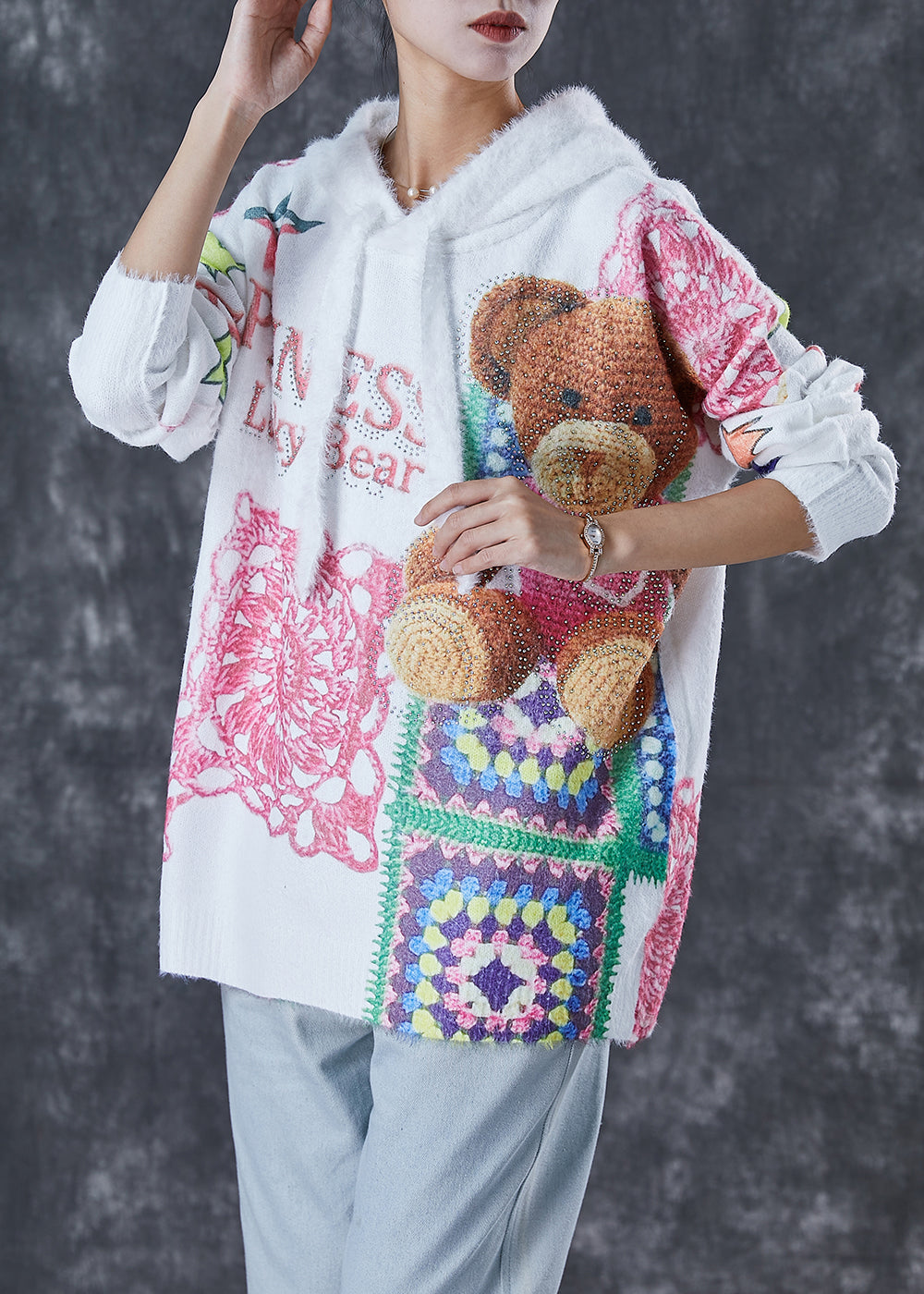 A Vintage Style Sweater with Delicate Timeless Details