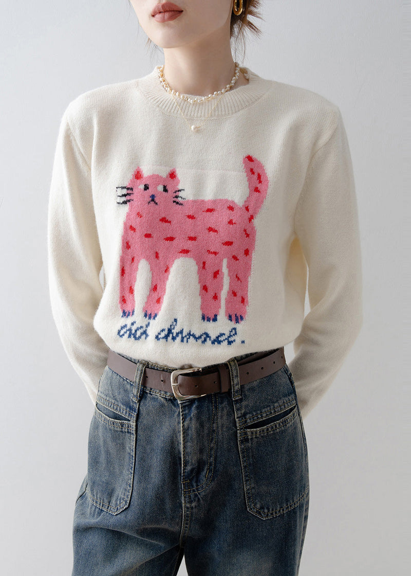 A Vintage Style Sweater with Delicate Timeless Details