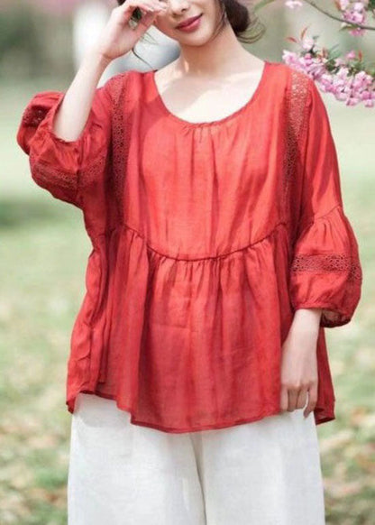 A Vintage Style Top with Delicate Timeless Details