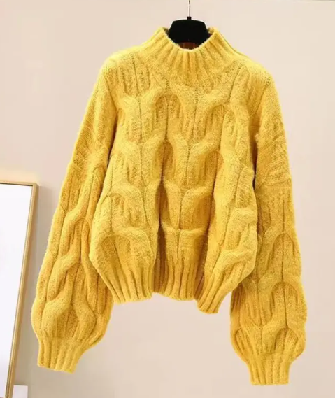 Classic Vintage Sweater with a Flattering Fit